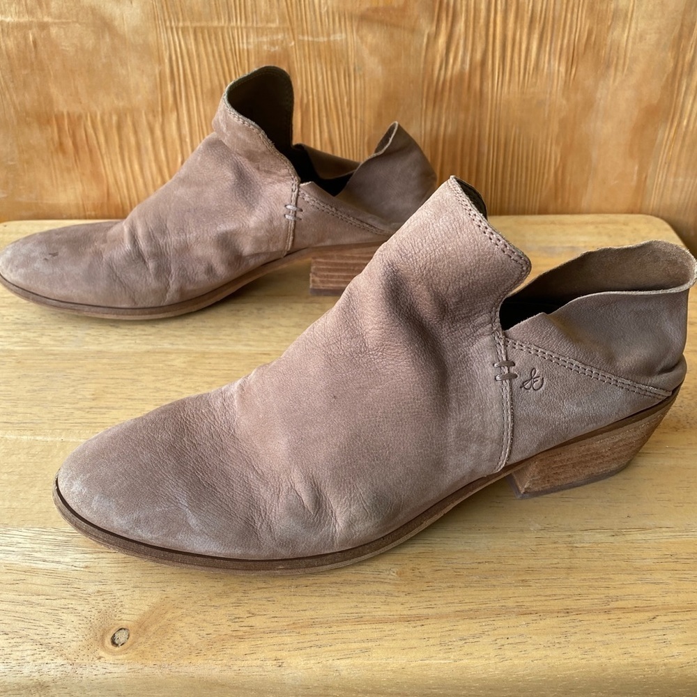 Sam Edelman Tan Leather Ankle Bootie